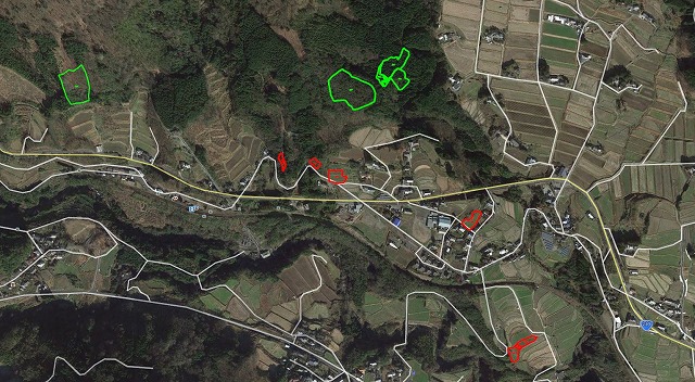2町1反の山林・農地