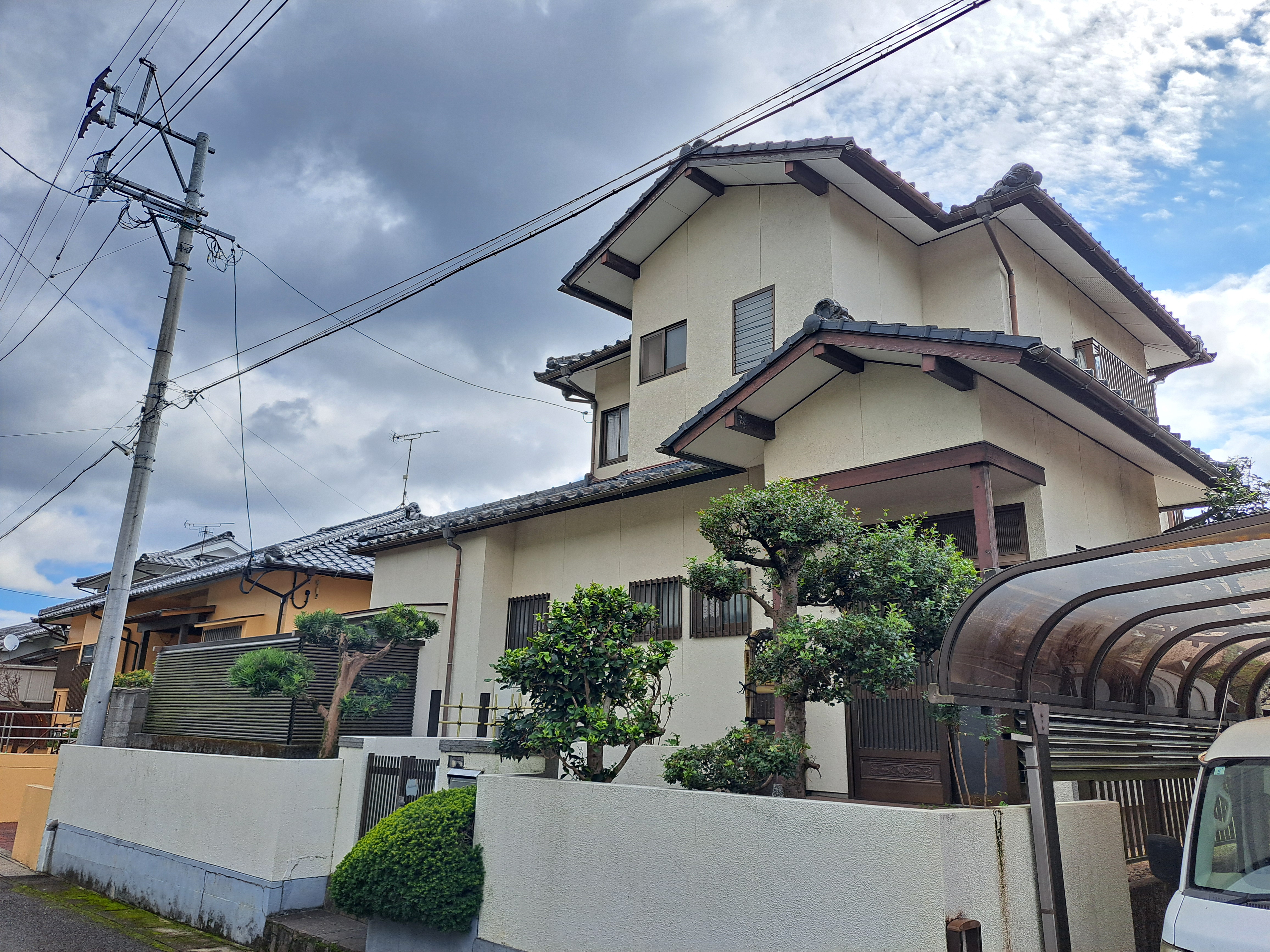 長宝団地内にある中古住宅